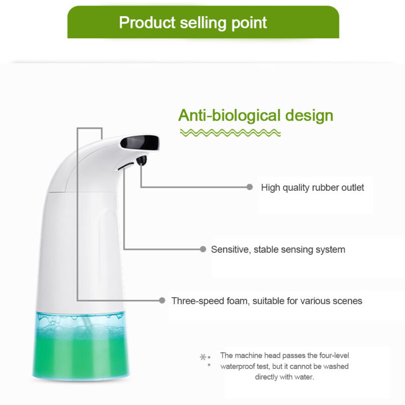 INFRARED SENSOR AUTOMATIC HAND FOAM LIQUID SOAP DISPENSER - Image 12
