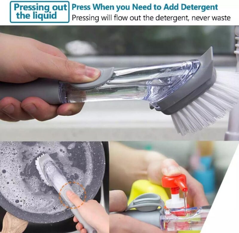 Deal 1 = 6Pcs Silicon Lids & Dishwand Soap Dispenser Pack of 2 - Image 3