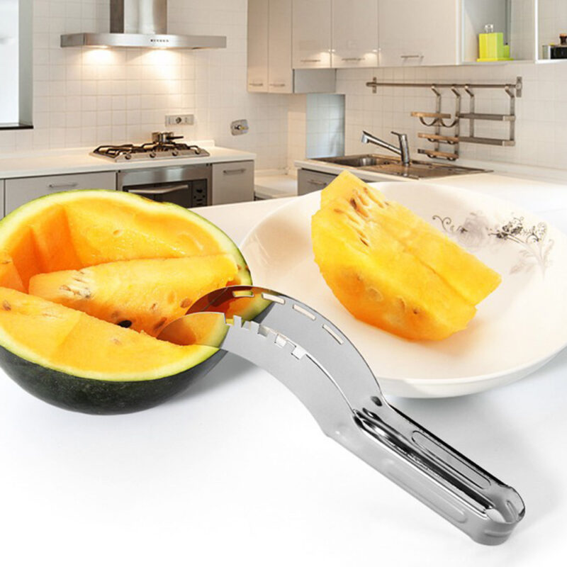 STAINLESS STEEL WATERMELON KNIFE SLICER CUTTER
